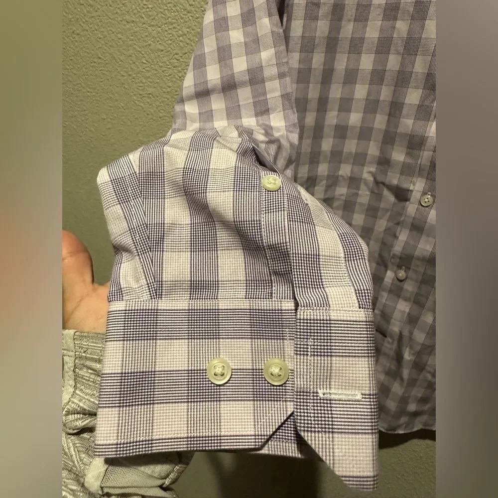 Banana Republic Light Purple Men’s Non-Iron Classic Fit Collar Shirt Size S